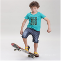 atacado moda infantil verão camiseta de algodão